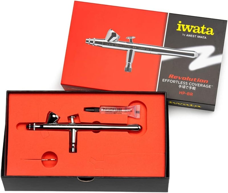 Iwata Revolution BR Airbrush with 0.3mm Nozzle and 1.8ml Cup - Image 2